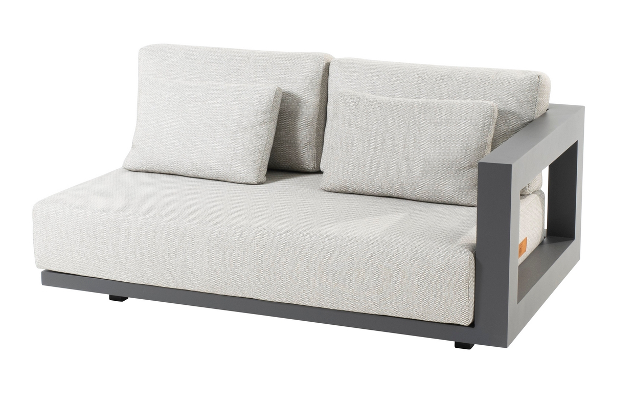 4Seasons Outdoor METROPOLITAN 2.5-Sitzer Armlehne links inkl. 5 Kissen