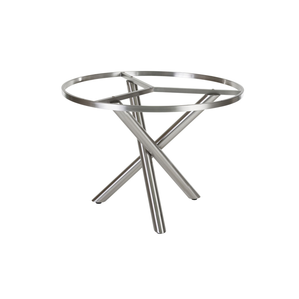 Diamond Garden San Marino Tischgestell Ø100 cm rund Edelstahl