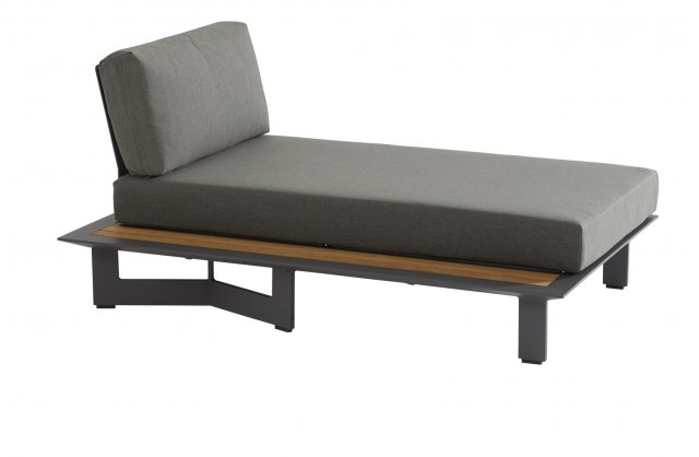 Taste by 4Seasons Lovina Platform Chaise Lounge rechts, inkl. 2 Kissen