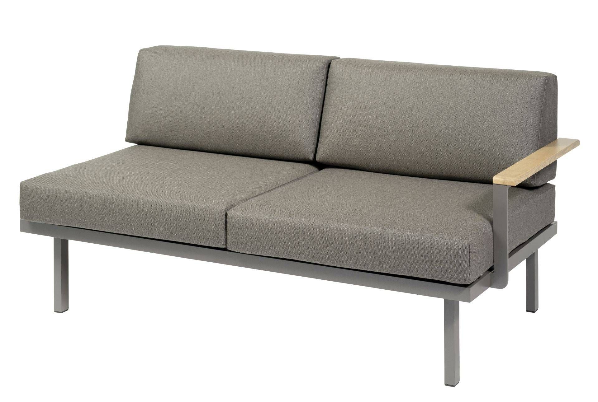 Karasek Modul Sylt 150x84 Holzarmlehne links