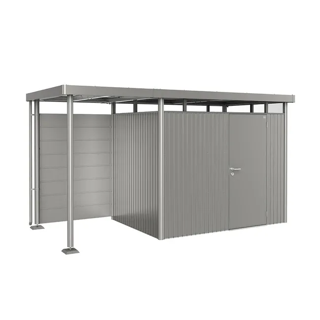 Biohort Rückwand für Seitendach zu Gerätehaus HighLine Gr. S quarzgrau-metallic