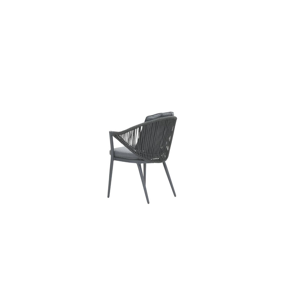 GARDEN Impressions Monica Dining Sessel carbon black/mystic grey