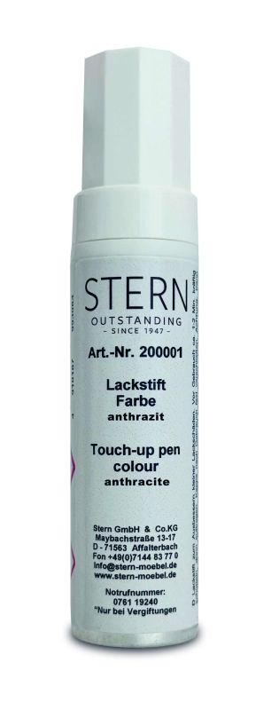 Stern Lackstift 12 ml Farbe anthrazit