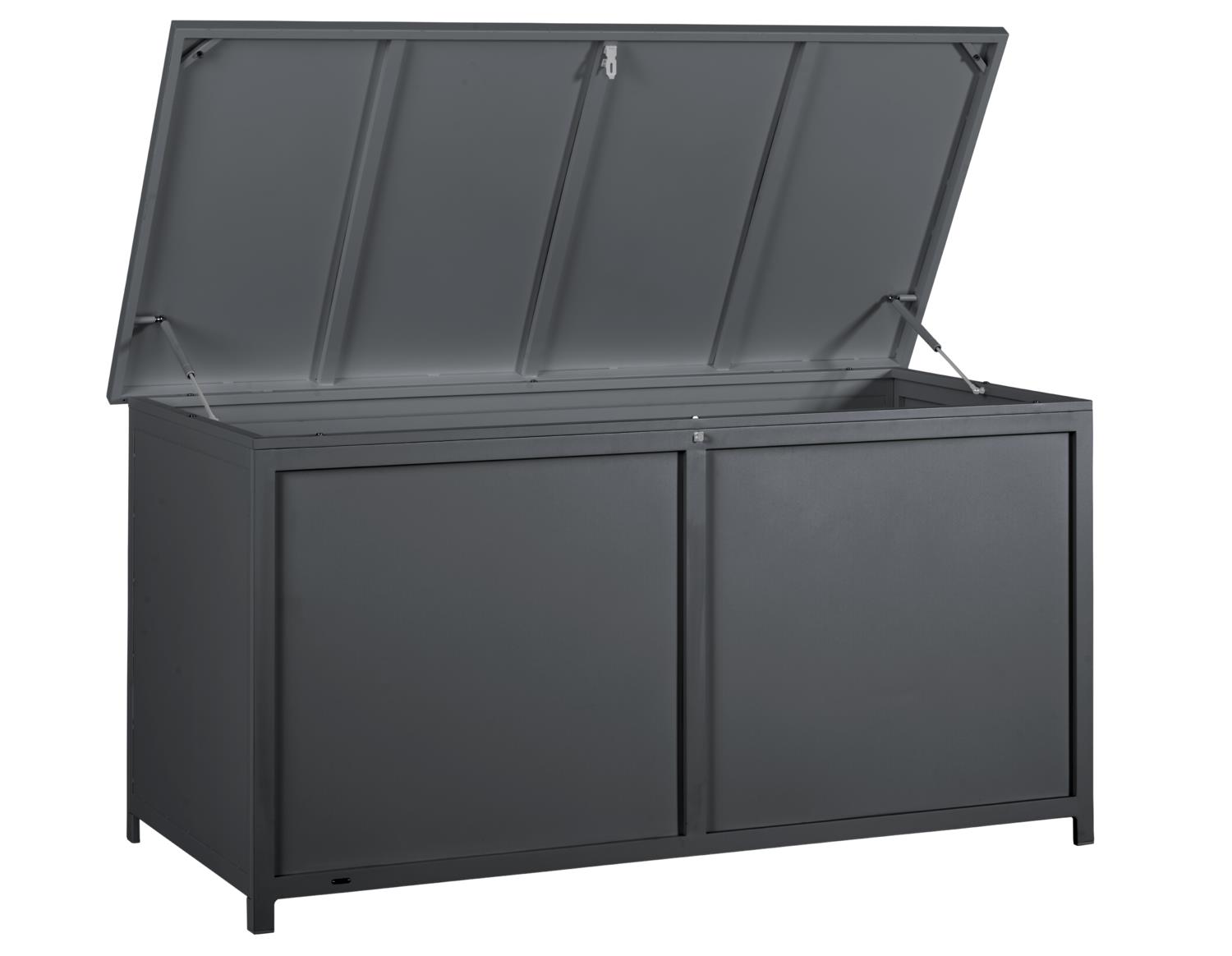 Brafab Kissenbox Hide Groß anthrazit  L177 x B 85 x H 99 cm