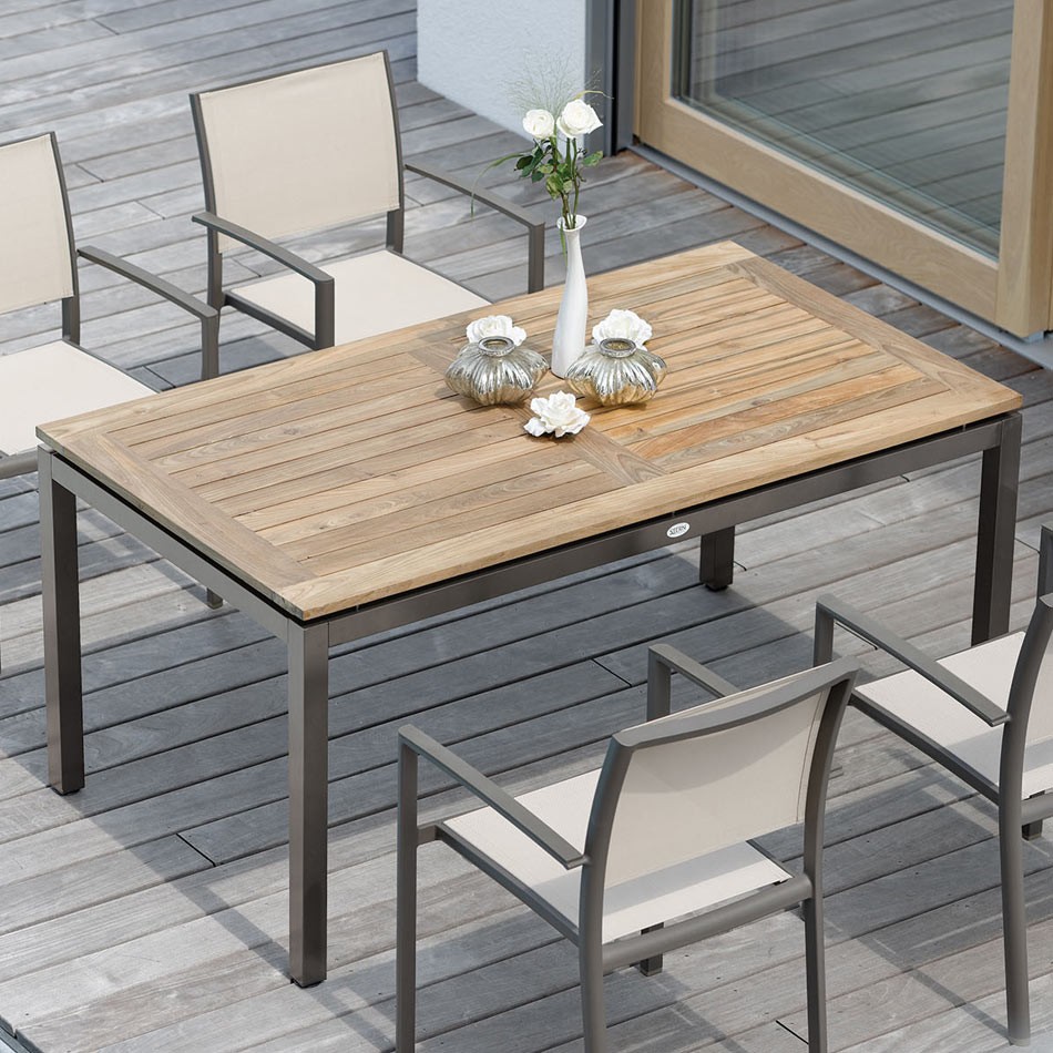 Stern Tischplatte 160x90 cm Old Teak