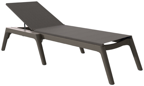 Grosfillex Provence Sonnenliegen Gestell taupe Bezug T21 Taupe