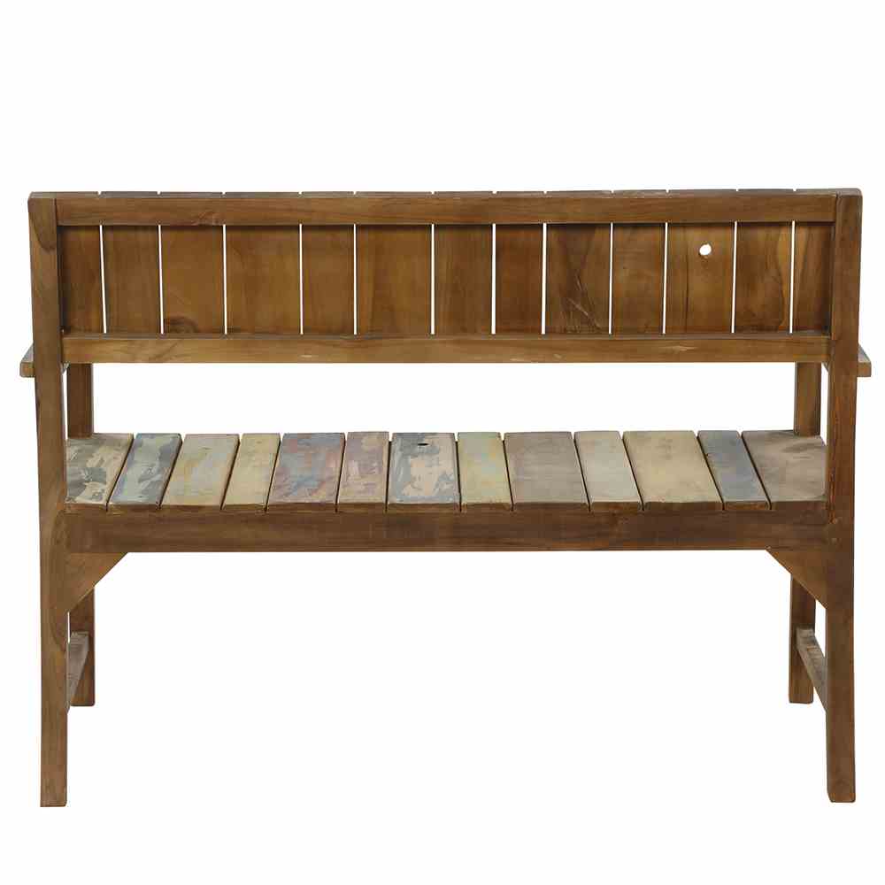 Siena Garden PALU 2er Bank Recycled Teak FSC 100% fish boat