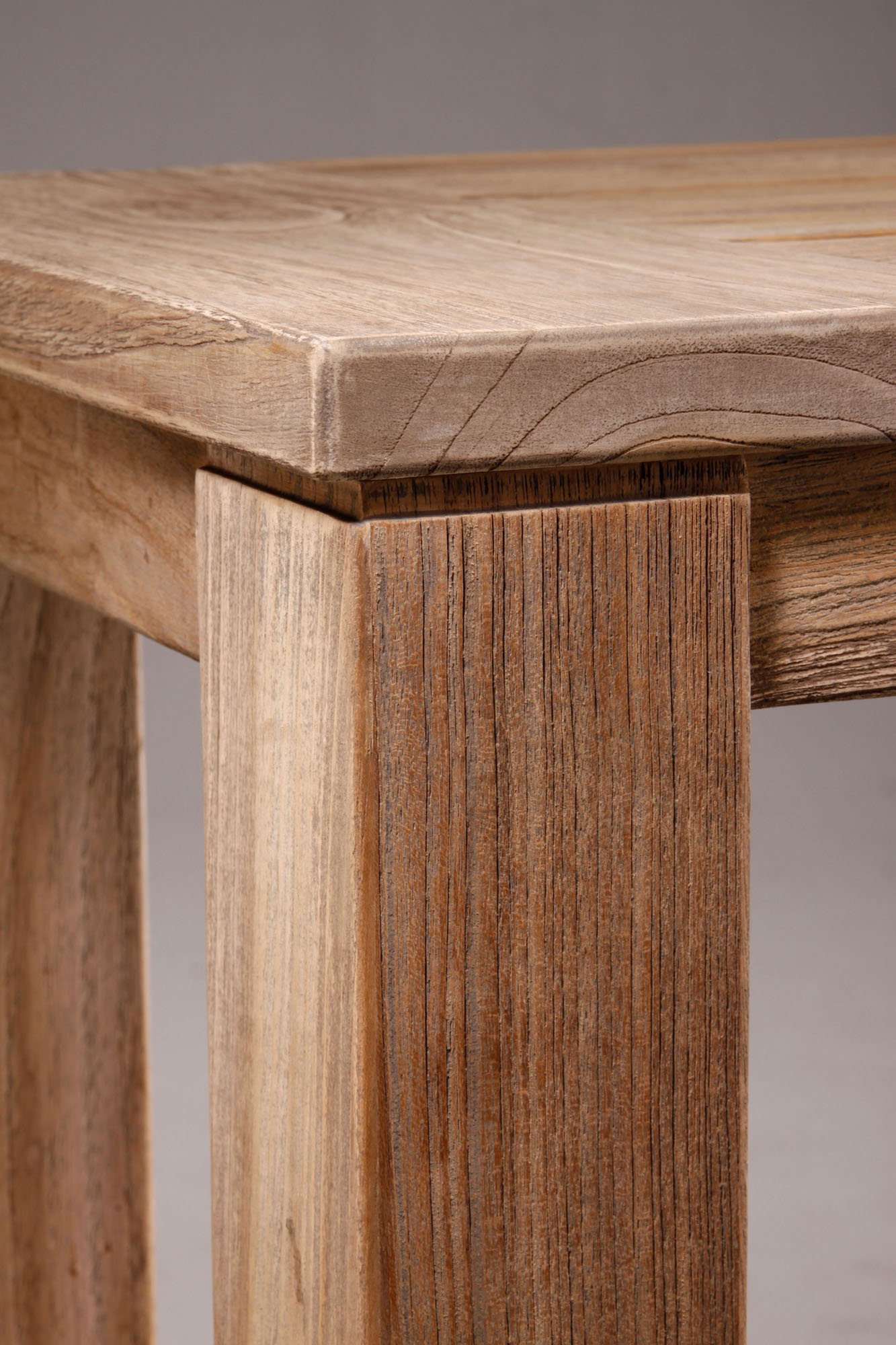 Tischgruppe Pato Polyrattan Teak 5-teilig