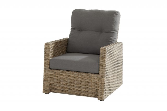 Taste by 4Seasons Catania living Sessel, verstellbar, inkl. Kissen Caramel