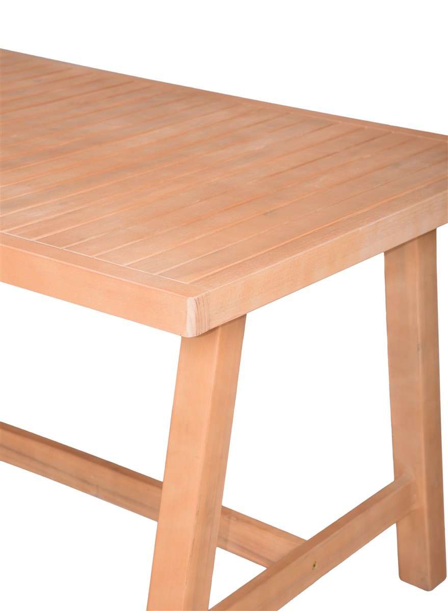 Tisch Bologna 150 x 85 cm Akazie FSC®  Teak-Optik