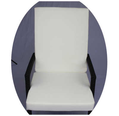 Sitzkissen / Auflage Hochlehner 4 Stk.