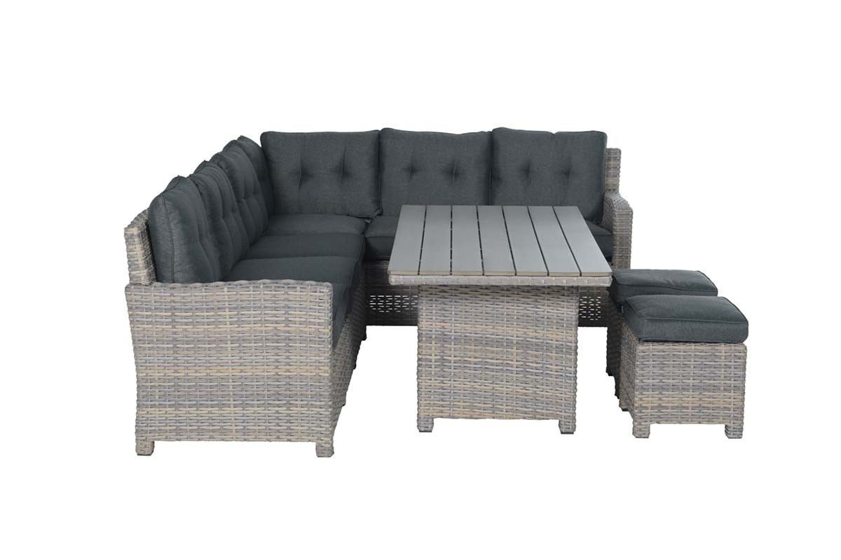 GARDEN Impressions Seagull L/D set 5-tlg rechts vintage willow L-shape/ reflex black