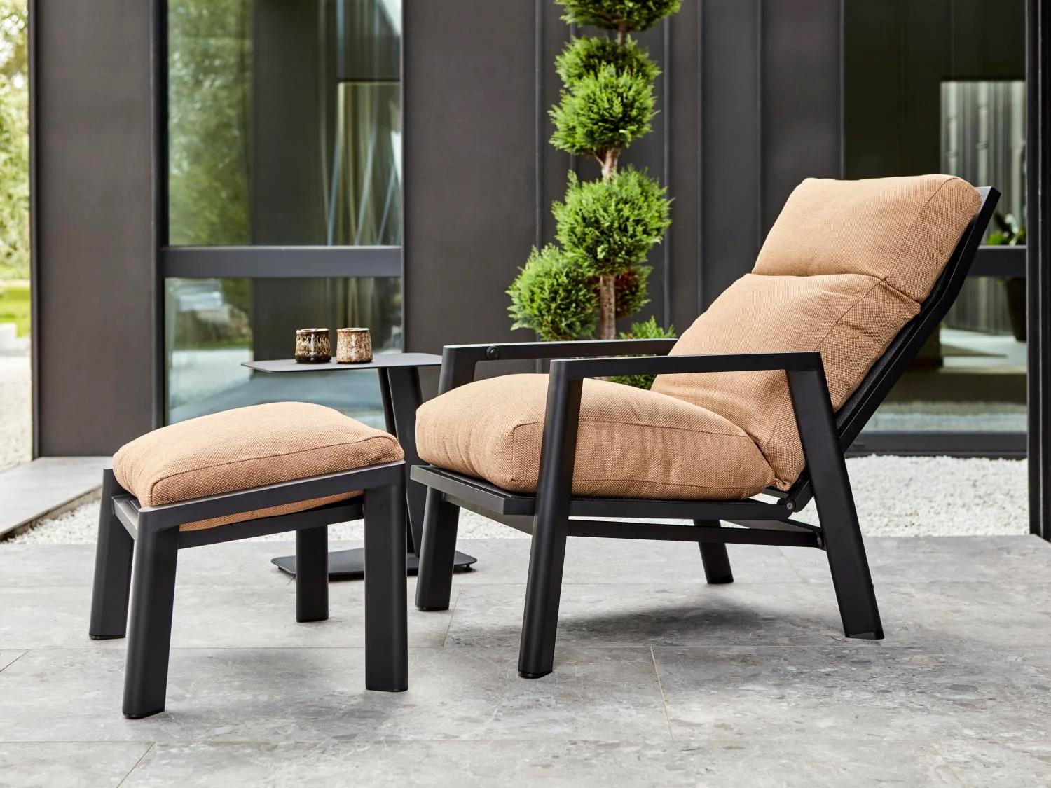 Brafab Positionssessel Slide Schwarz/Cinnamon