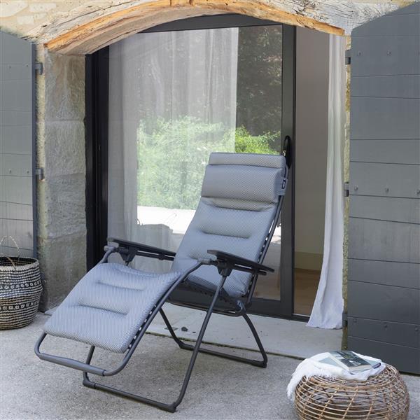 Lafuma FUTURA Be Comfort Titan/Silver inkl. Fleece-Auflage beige