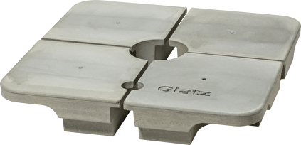 Glatz Gewichte-Set 4 Stück zu Rollensockel M4 180 Kg