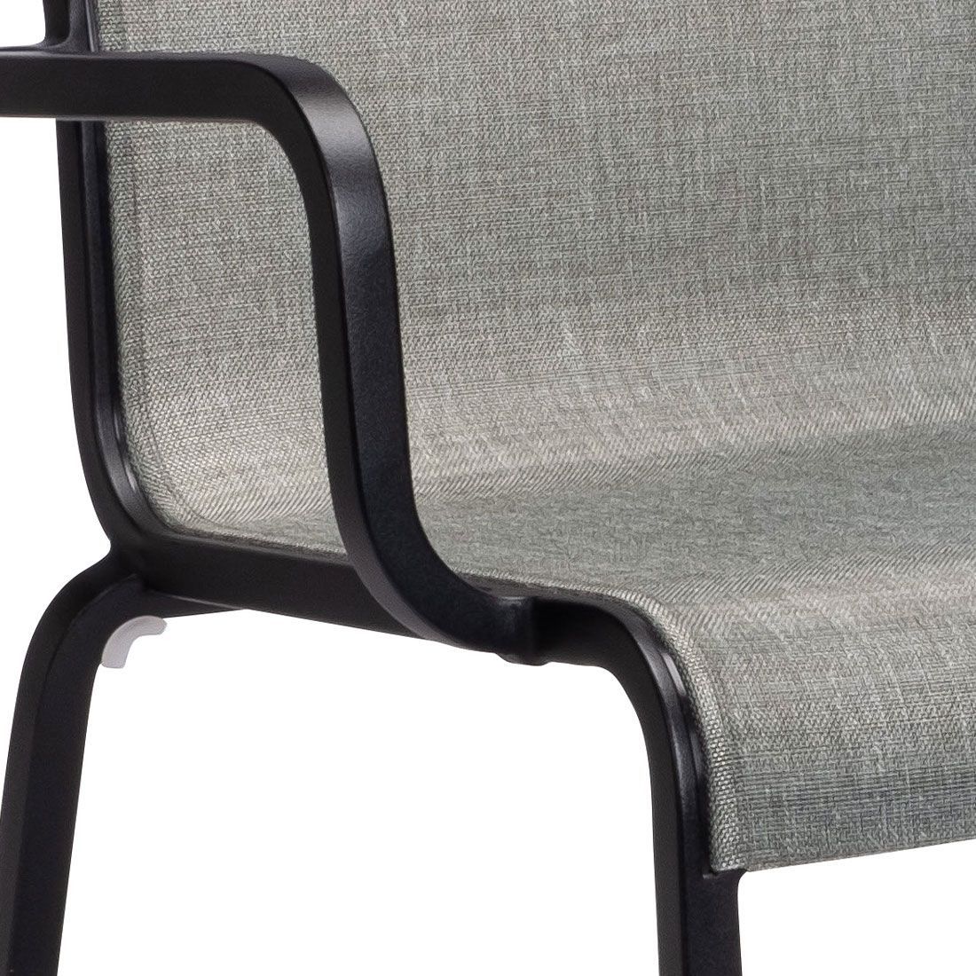 Stern Oskar Tischset 6-teilig Aluminium schwarz matt