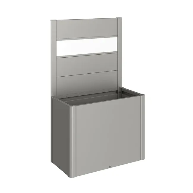 Biohort Sichtschutz zu Pflanzbeet Belvedere (1Stk) mit Acrylglas Gr. 100 quarzgrau-metallic