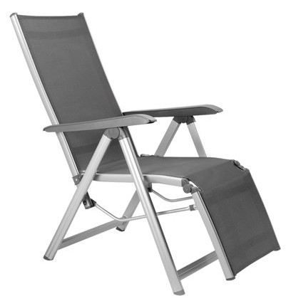 KETTLER BASIC PLUS Relaxsessel Silber / Anthrazit