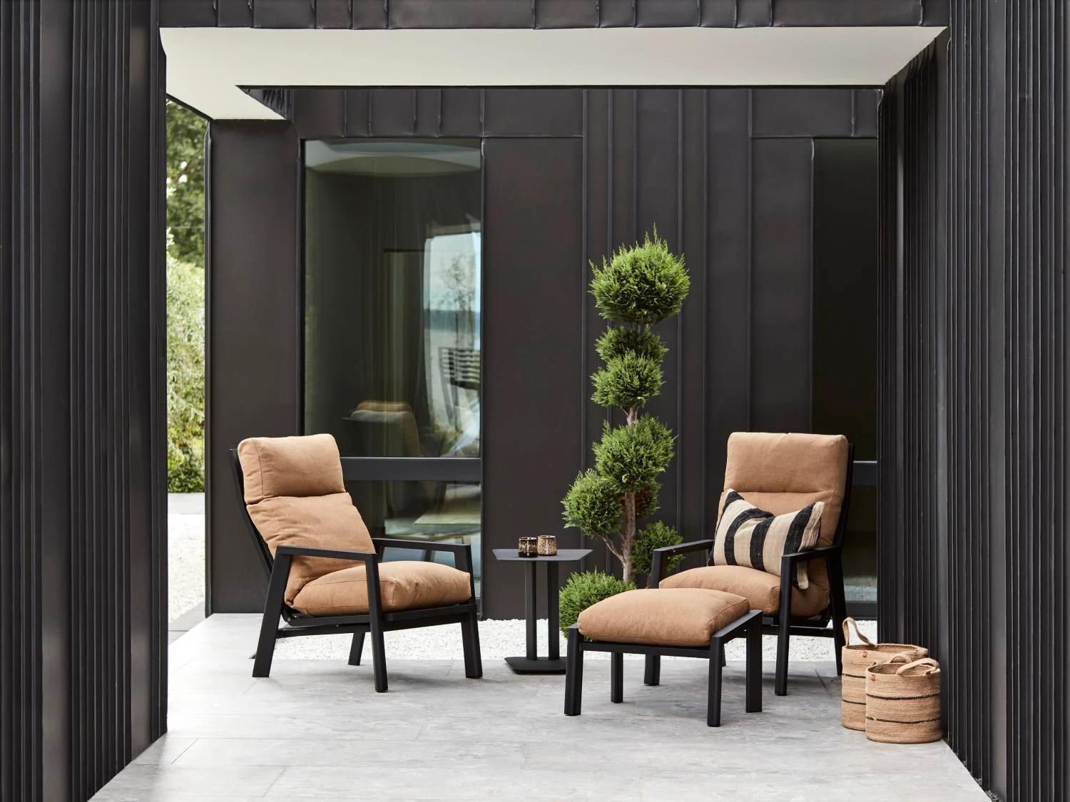 Brafab Positionssessel Slide Schwarz/Cinnamon