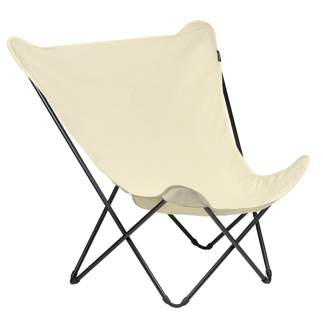 Lafuma POP UP XL Design-Sessel Airlon® Schwarz/Ecru