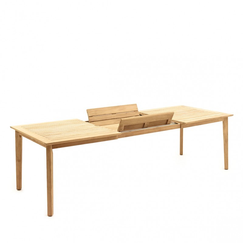 ARCO Lugano Ausziehtisch Teakholz 170-245 x 100 cm