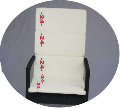 Sitzkissen / Auflage Hochlehner  2 Stück