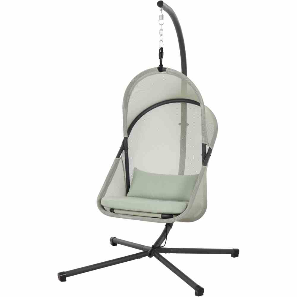 Siena Garden YOBAYA Hängesessel Stahl matt-anthrazit/light green