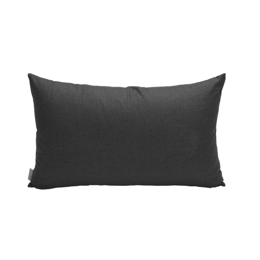 Stern NEW HOLLY Rückenkissen zu Bank/Liege seidenschwarz