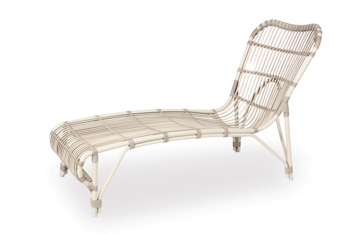 Vincent Sheppard Liege Chaise Lounge, weiß/grau