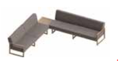 ARCO Cube Loungeelement Gruppe Extra Large mit Ecktisch