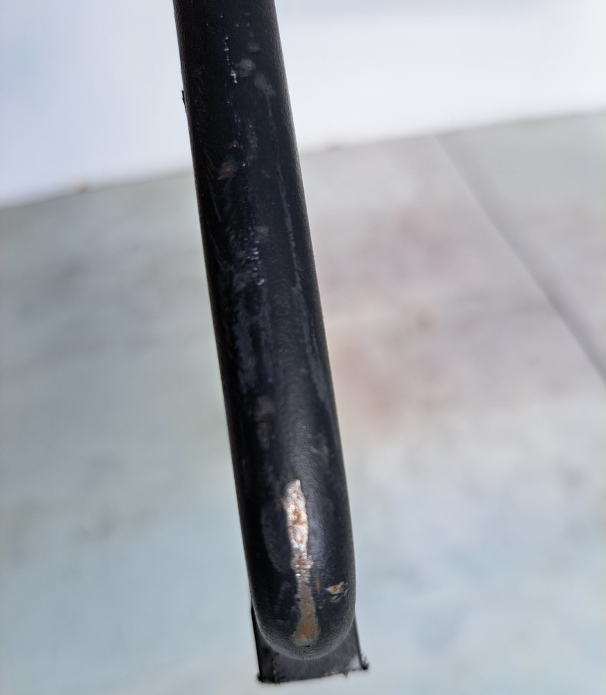 Flexfurn Stapelstuhl Wire Schwarzer Stahl B-Ware