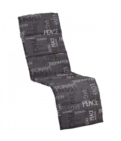 KETTtex KTA 1 BASIC Auflage Relax 170x48x3 cm anthrazit mit Schriftzug