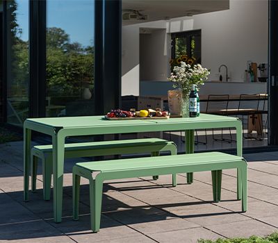 Weltevree Bended Tisch 270 Pale Grün