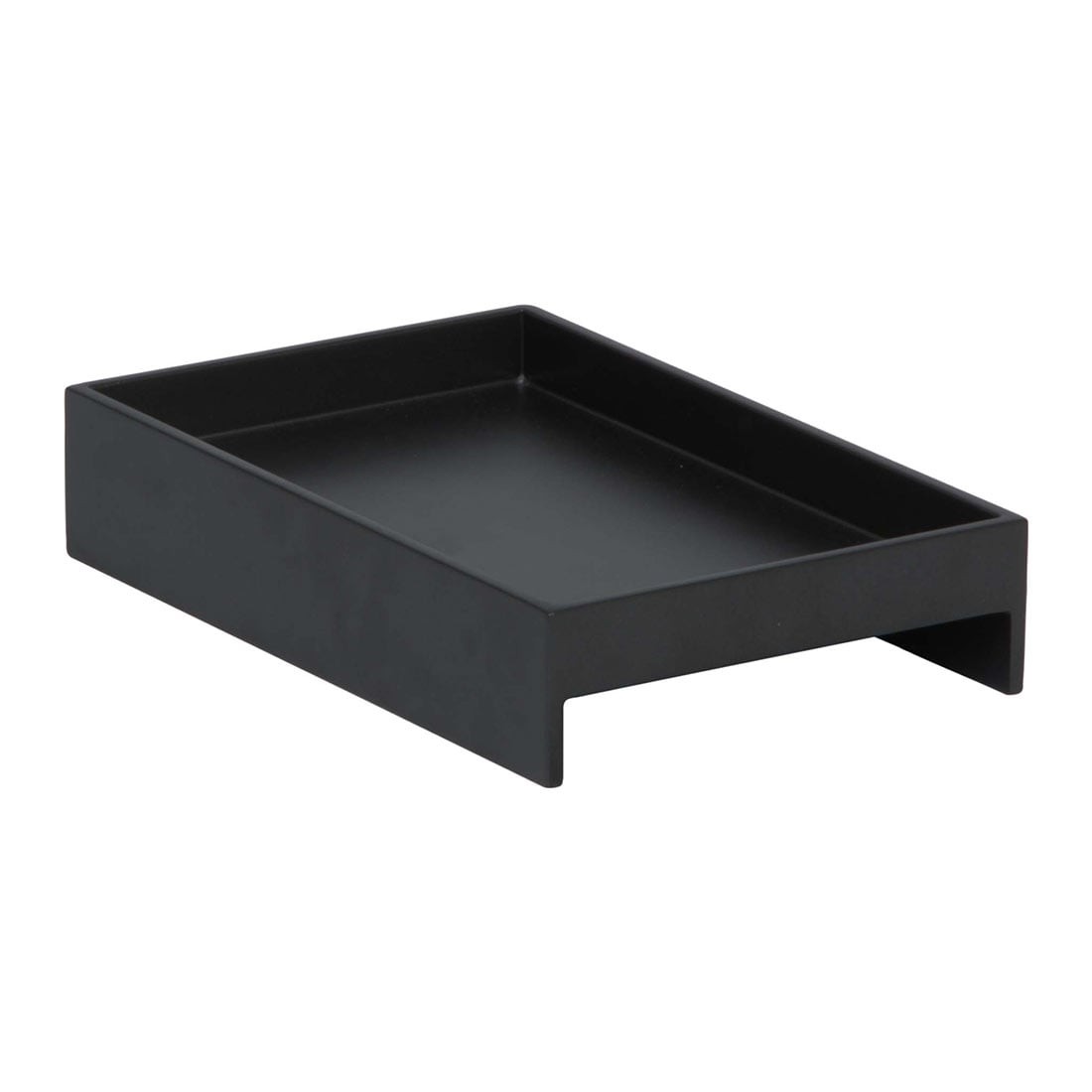 Stern Tablett 25x16x5 cm für Armlehne Fontana/Avola Lack metallic anthrazit