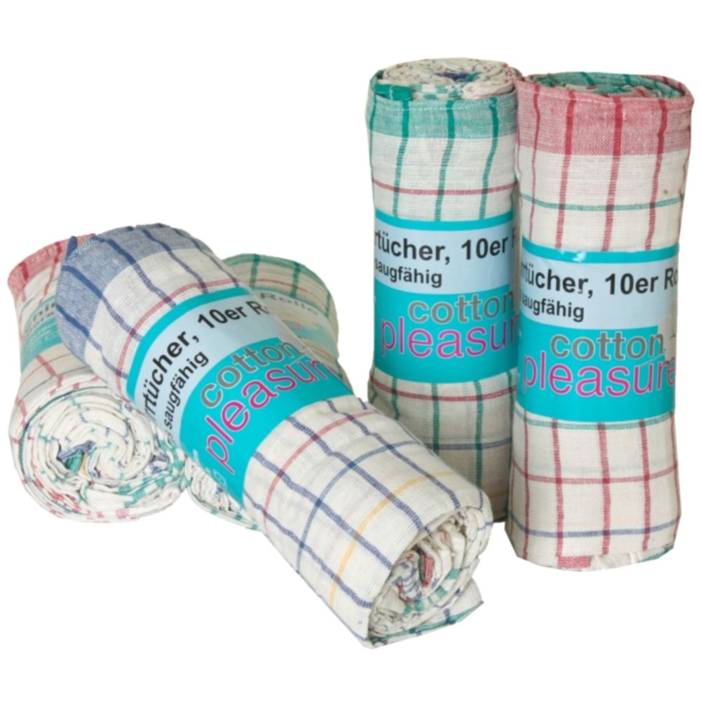 Geschirrtücher, 10er Rolle, Gr. 50x70cm