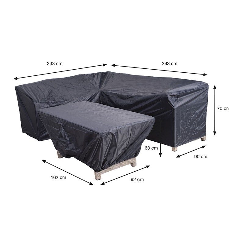 GARDEN Impressions Coverit Lounge/Dinner hülle 233/293x90xH70 & 162x92xH63