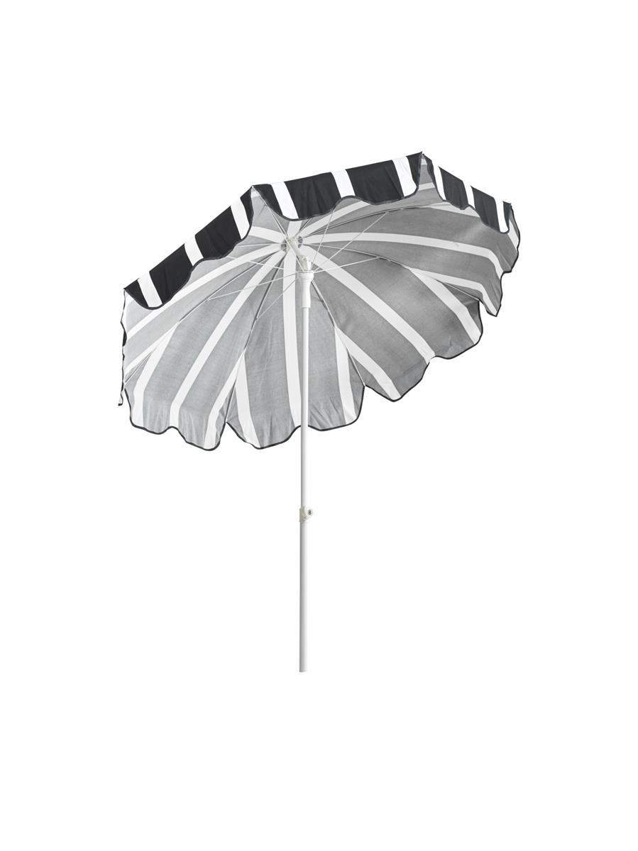 Brafab Sonnenschirm Follina Ø180 cm Black-White Flag