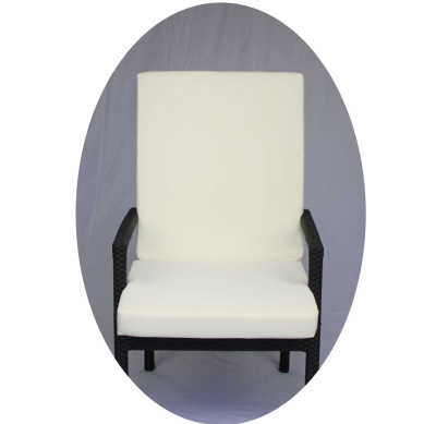 Sitzkissen / Auflage Hochlehner 4 Stk.