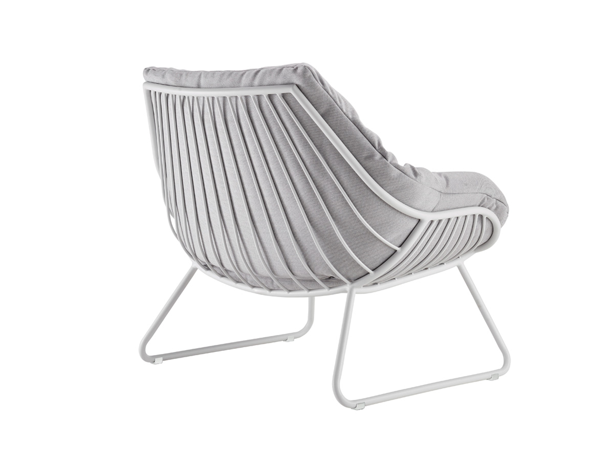 Solpuri CHILL Loungesessel LX inkl. Sitz-/Rückenpolster Premium weiss