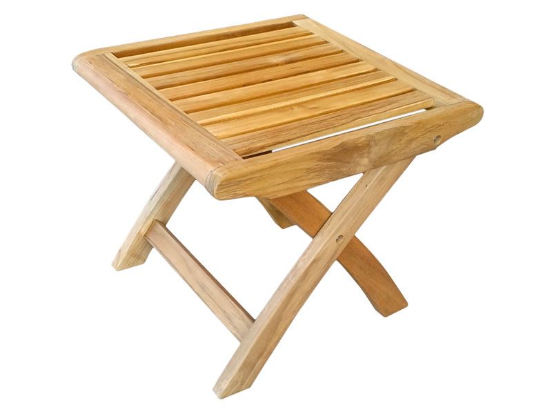 Zebra Brasilia Hocker Teak