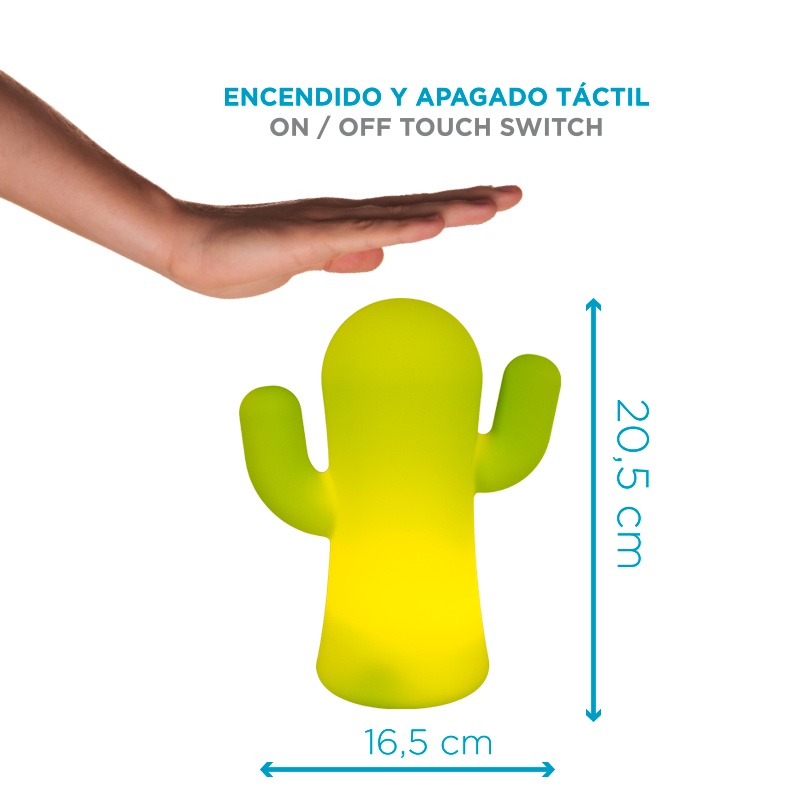 LED-Tischleuchte Panchito Lindgrün Akku