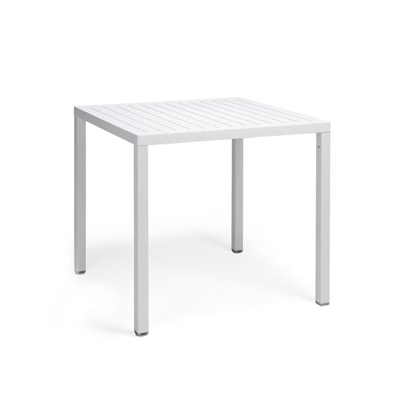 Nardi Tisch Cube 80 x 80 cm weiss