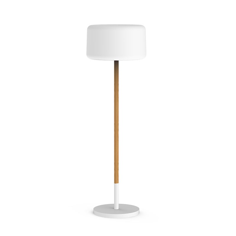 LED-Stehleuchte Chloe Plant Solar Smarttech holzfarbig (Solar+Wiederaufladbarer Akku)