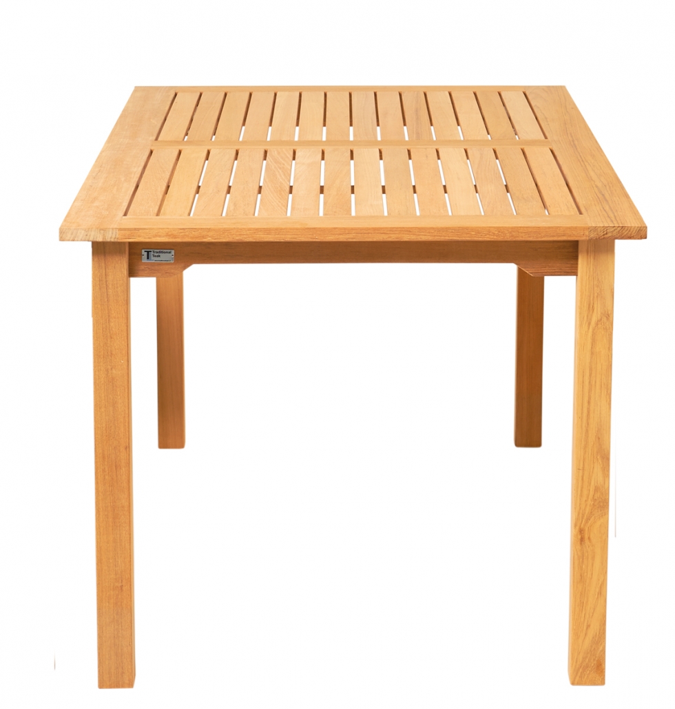 Traditional Teak Gartentisch Theaodora 90 x 90 Teakholz