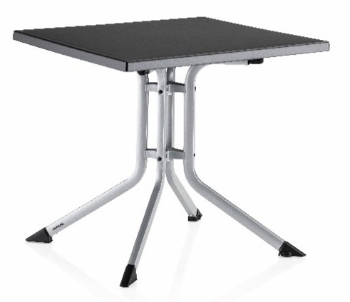 KETTLER Klapptisch BOULEVARD 70x70 cm silber/ anthrazit