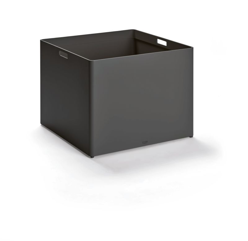 Stern Pflanzgefäß 60x60x45 cm Aluminium anthrazit
