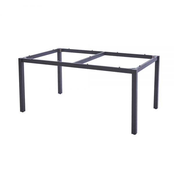 Diamond Garden San Marino Tischgestell – 158cm – Edelstahl-Dunkelgrau