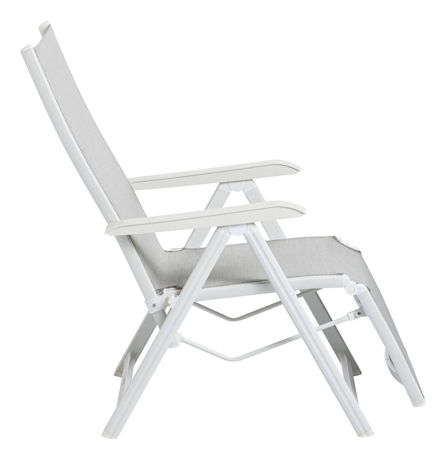 KETTLER BASIC PLUS Relaxsessel weiß matt/ hellgrau