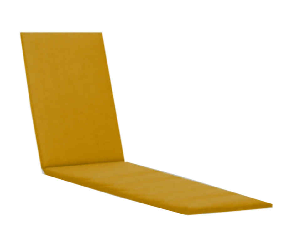 KETTtex KTH 2 Sunbrella mit Reißverschluss Auflage Liege 200x60x4 cm senf