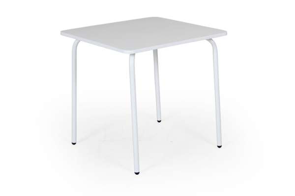 Brafab Paros Nera Kindertisch weiß 48 x 48 cm